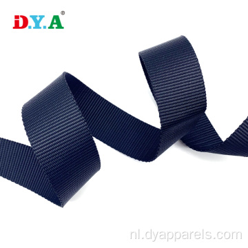 Webbing nylon voor hondenkraag 40 mm zwart webbing